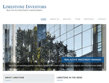 Tablet Screenshot of limestoneinvestors.com